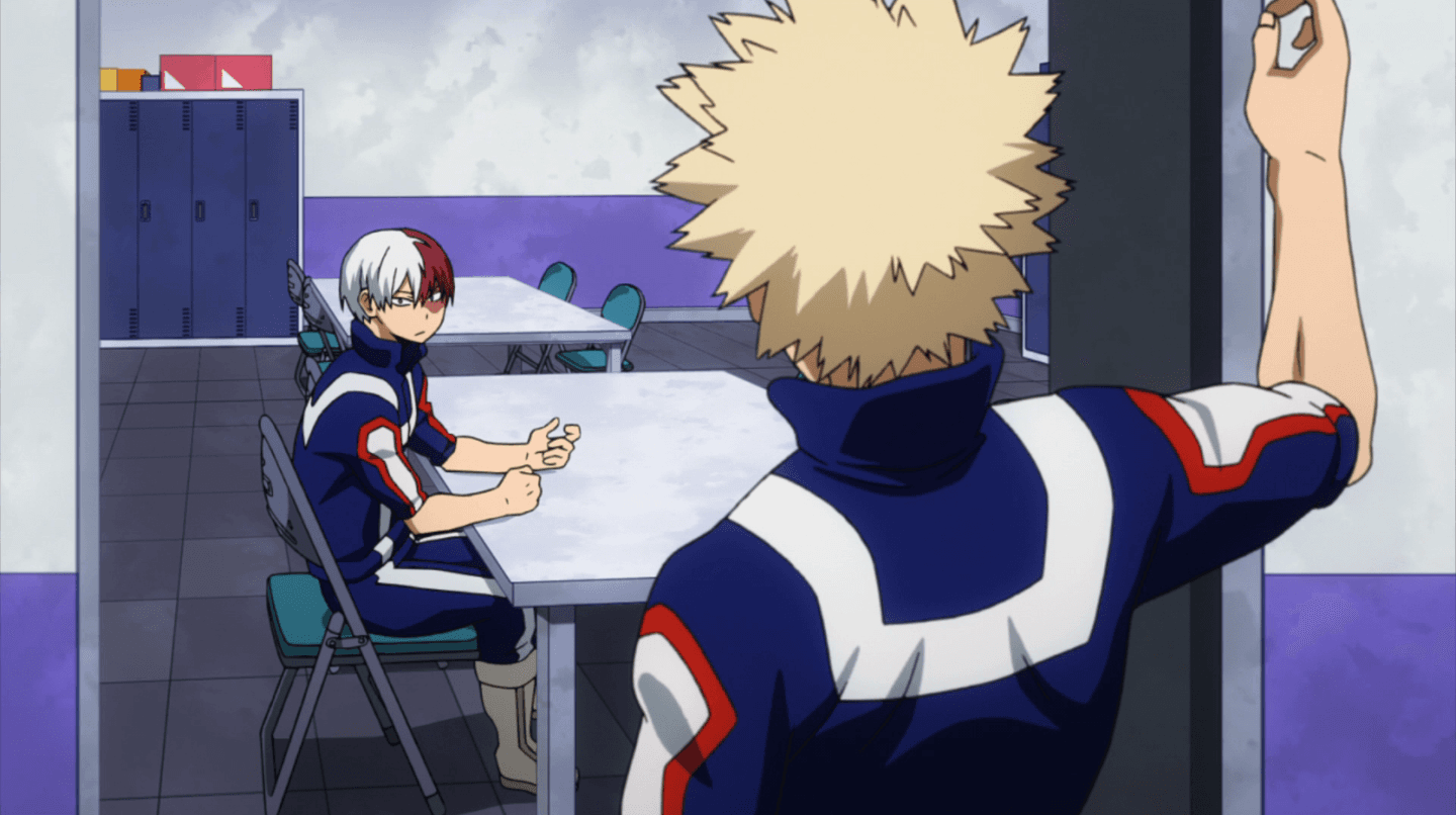 Todoroki VS Bakugou